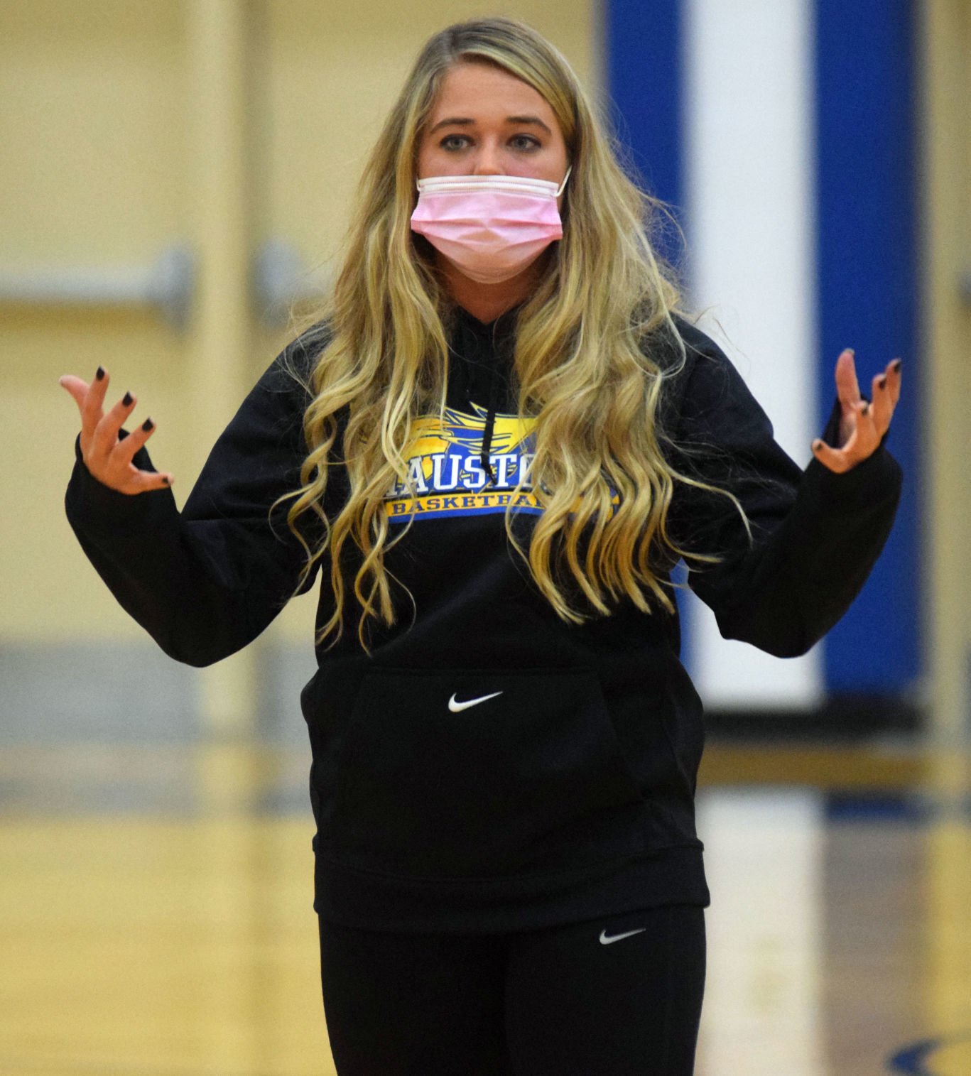Mauston coach Autumn Miller